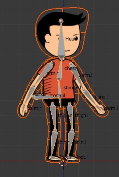 2D character assignment and rigging - Unity3D - Nuitrack